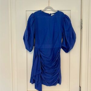 RHODE Blue Long Sleeve Dress